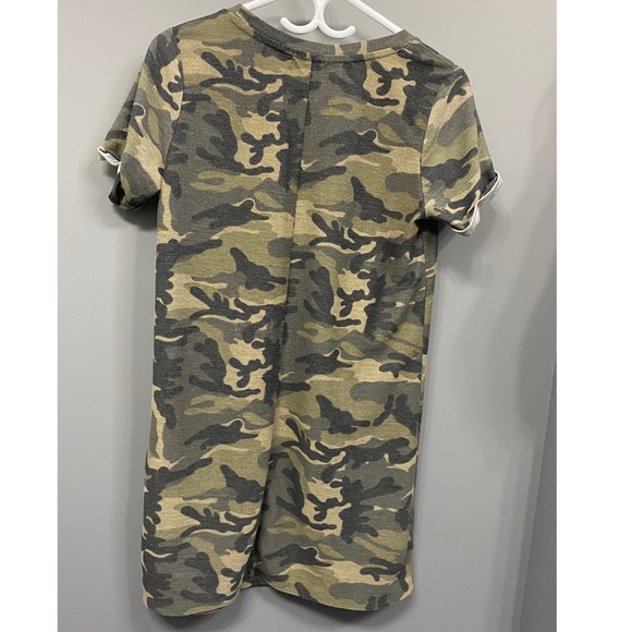 Womens camo tshirt dress - Picture 2 of 3